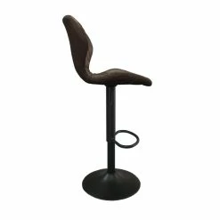Tabouret De Bar Malaga PU Brun Foncé -Ledepot-bailleul Soldes Magasin tabouret de bar malaga pu brun fonce 4