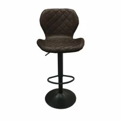 Tabouret De Bar Malaga PU Brun Foncé -Ledepot-bailleul Soldes Magasin tabouret de bar malaga pu brun fonce 5