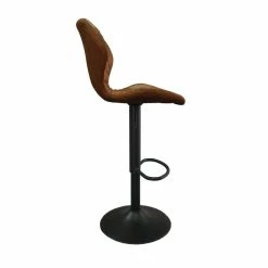 Tabouret De Bar Malaga PU Cognac -Ledepot-bailleul Soldes Magasin tabouret de bar malaga pu cognac 4