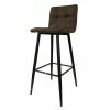 Tabouret De Bar Marron Pieds Métal Noir 2 Tabouret De Bar Marron Pieds Métal Noir -Ledepot-bailleul Soldes Magasin tabouret de bar marron pieds metal noir