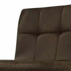 Tabouret De Bar Marron Pieds Métal Noir -Ledepot-bailleul Soldes Magasin tabouret de bar marron pieds metal noir 2