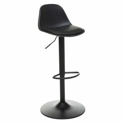 Tabouret De Bar Réglable Noir Aiko Atmosphera
