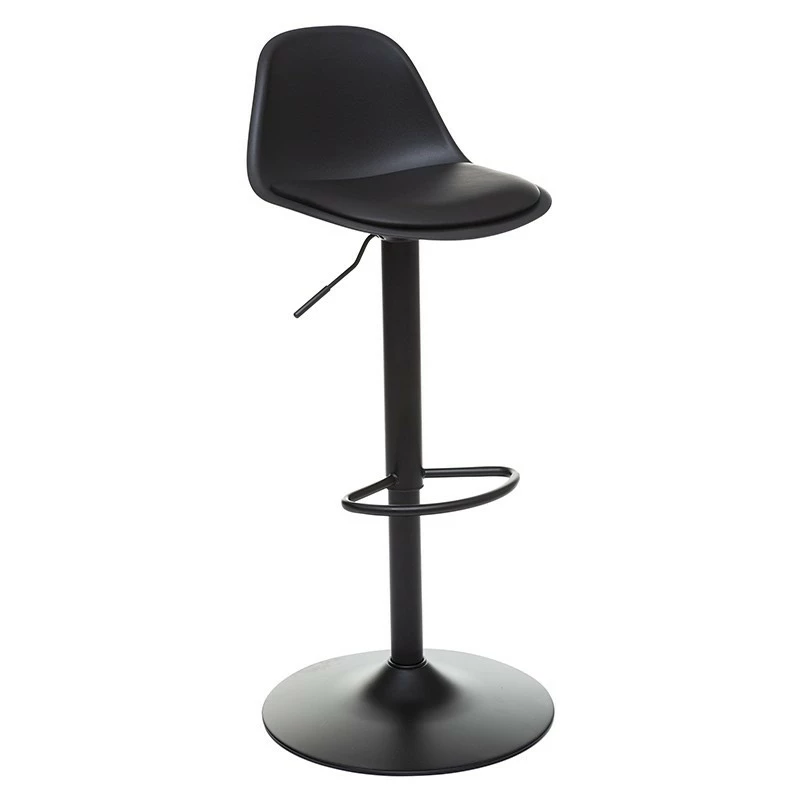 Tabouret de bar réglable noir Aiko Atmosphera Tabouret De Bar Réglable Noir Aiko Atmosphera -Ledepot-bailleul Soldes Magasin tabouret de bar reglable noir aiko atmosphera