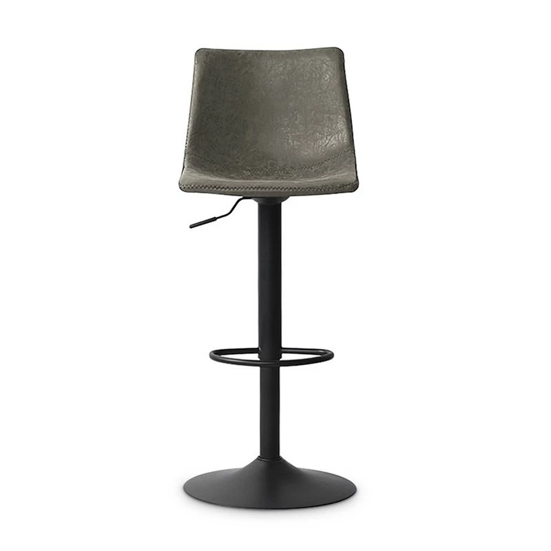 Tabouret de bar réglable Trevi PU gris Tabouret De Bar Réglable Trevi PU Gris -Ledepot-bailleul Soldes Magasin tabouret de bar reglable trevi pu gris 1 3