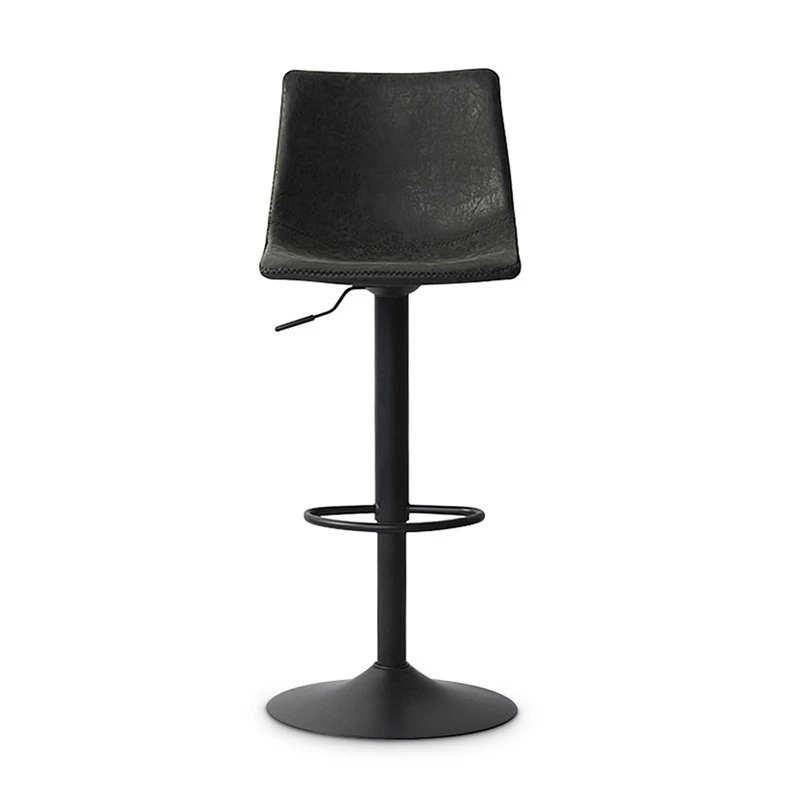 Tabouret de bar réglable Trevi PU noir Tabouret De Bar Réglable Trevi PU Noir -Ledepot-bailleul Soldes Magasin tabouret de bar reglable trevi pu noir 3