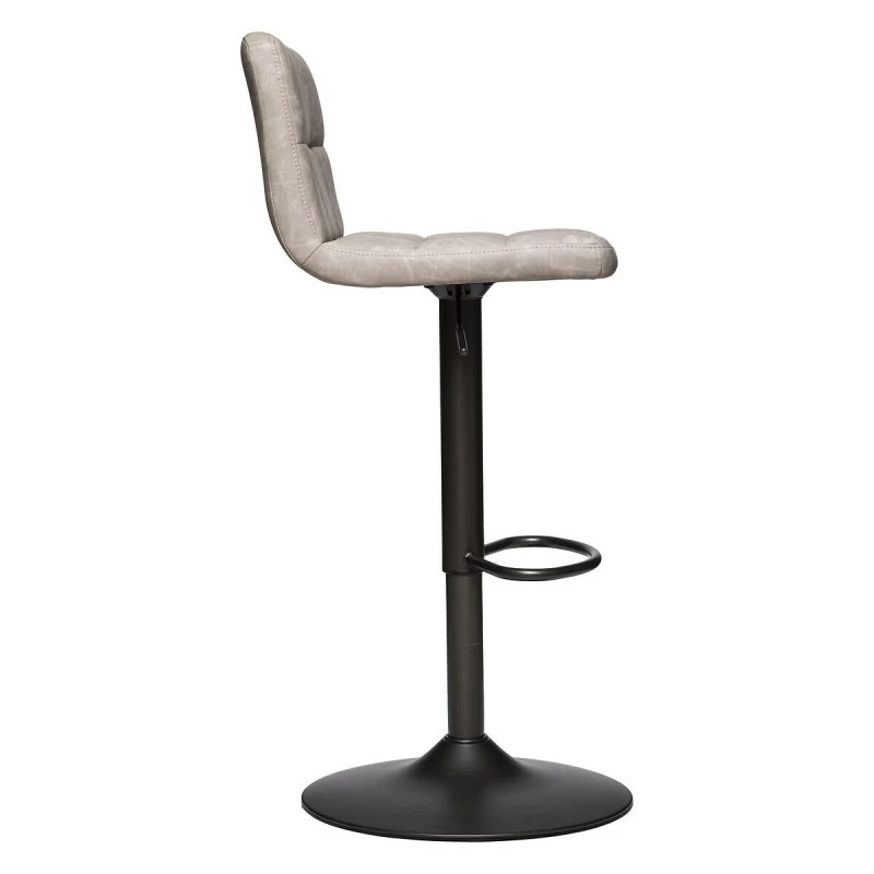 Tabouret de bar vintage Delek ajustable beige Atmosphera Tabouret De Bar Vintage Delek Ajustable Beige Atmosphera -Ledepot-bailleul Soldes Magasin tabouret de bar vintage delek ajustable beige lin atmosphera 3