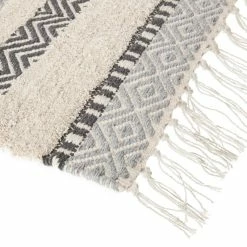 Tapis Coton à Franges Atmosphera -Ledepot-bailleul Soldes Magasin tapis coton a franges atmosphera 4