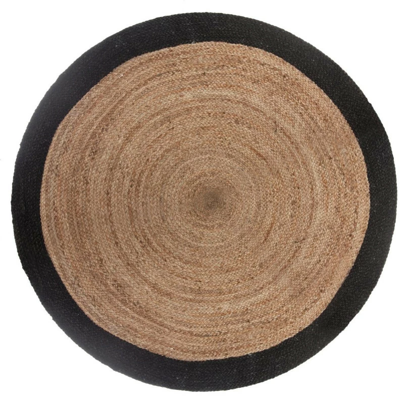 Tapis en jute bord noir D120 Atmosphera Tapis En Jute Bord Noir D120 Atmosphera -Ledepot-bailleul Soldes Magasin tapis en jute bord noir d120 atmosphera