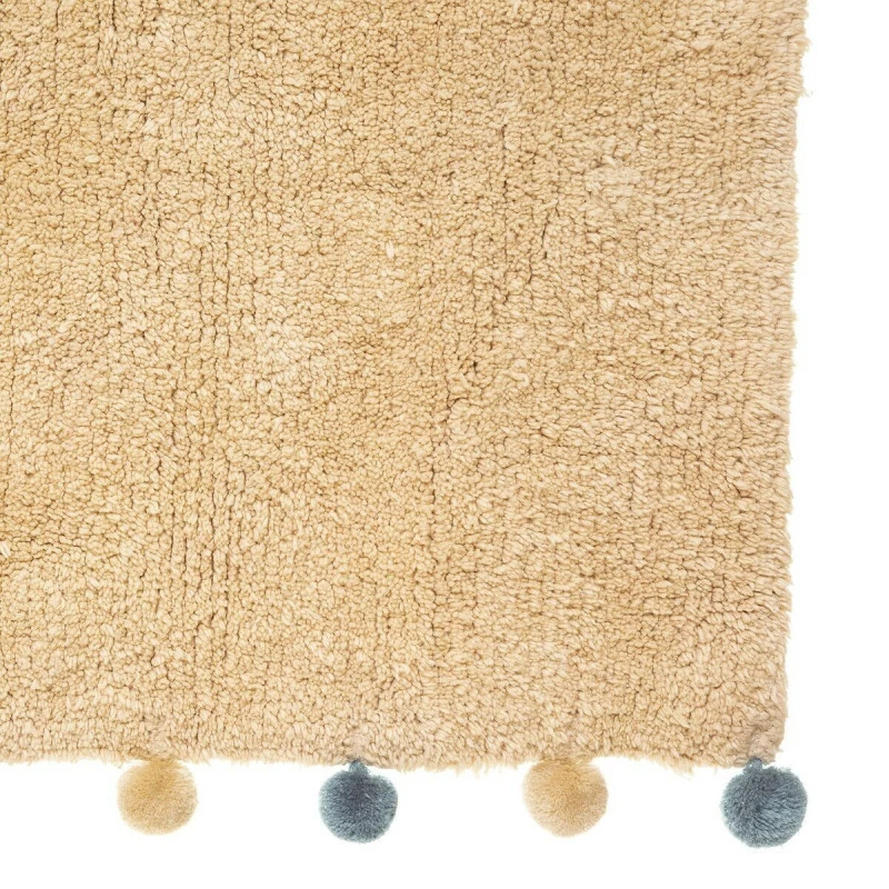 Tapis enfant 100x150 beige à pompons Atmosphera Tapis Enfant 100x150 Beige à Pompons Atmosphera -Ledepot-bailleul Soldes Magasin tapis enfant 100x150 beige a pompons atmosphera 1