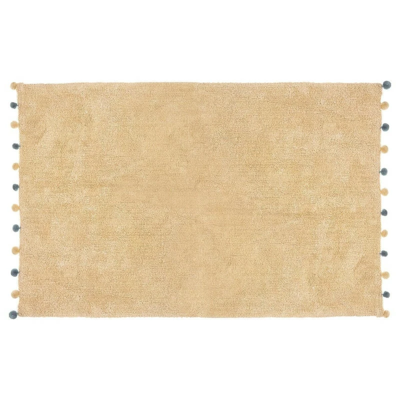 Tapis enfant 100x150 beige à pompons Atmosphera Tapis Enfant 100x150 Beige à Pompons Atmosphera -Ledepot-bailleul Soldes Magasin tapis enfant 100x150 beige a pompons atmosphera