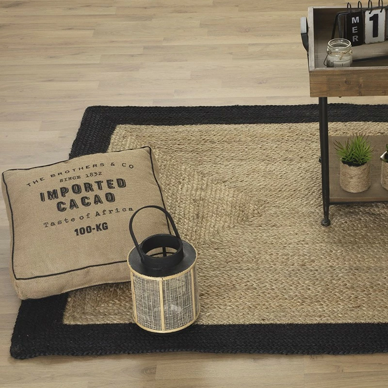 Tapis jute naturel bord noir 120x170 Atmosphera Tapis Jute Naturel Bord Noir 120x170 Atmosphera -Ledepot-bailleul Soldes Magasin tapis jute naturel bord noir 120x170 atmosphera 1