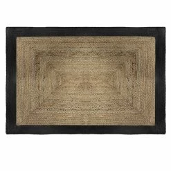 Tapis Jute Naturel Bord Noir 120x170 Atmosphera