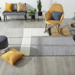 Tapis Rectangulaire Relief Abstrait 160x230 Atmosphera -Ledepot-bailleul Soldes Magasin tapis rectangulaire relief abstrait 160x230 atmosphera 5