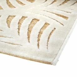 Tapis Rectangulaire Relief Feuille 160x230 Atmosphera -Ledepot-bailleul Soldes Magasin tapis rectangulaire relief feuille 160x230 atmosphera 1 4