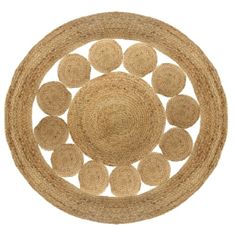 Tapis rond ajouré en jute Atmosphera Tapis Rond Ajouré En Jute Atmosphera -Ledepot-bailleul Soldes Magasin tapis rond ajoure en jute atmosphera