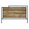 Tête De Lit Pleine 160 Cm Métal Et Bois De Manguier -Ledepot-bailleul Soldes Magasin tete de lit pleine 160 cm metal et bois de manguier