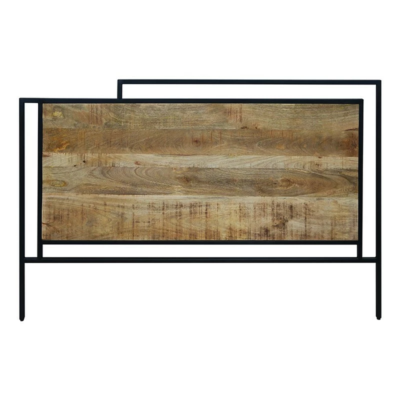 Tête de lit pleine 160 cm métal et bois de manguier Tête De Lit Pleine 160 Cm Métal Et Bois De Manguier -Ledepot-bailleul Soldes Magasin tete de lit pleine 160 cm metal et bois de manguier