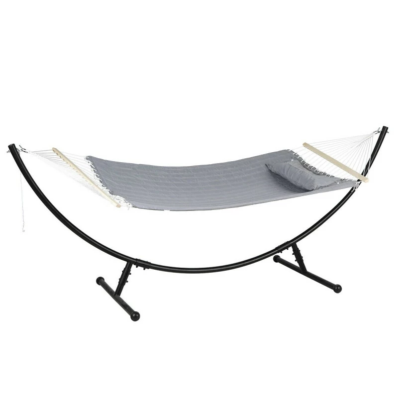 Toile de hamac matelassé Akio gris sans pied Hespéride Toile De Hamac Matelassé Akio Gris Sans Pied Hespéride -Ledepot-bailleul Soldes Magasin toile de hamac matelasse akio gris sans pied hesperide