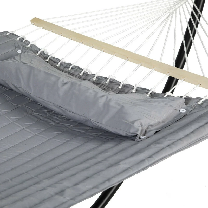 Toile de hamac matelassé Akio gris sans pied Hespéride Toile De Hamac Matelassé Akio Gris Sans Pied Hespéride -Ledepot-bailleul Soldes Magasin toile de hamac matelasse akio gris sans pied hesperide 1 1