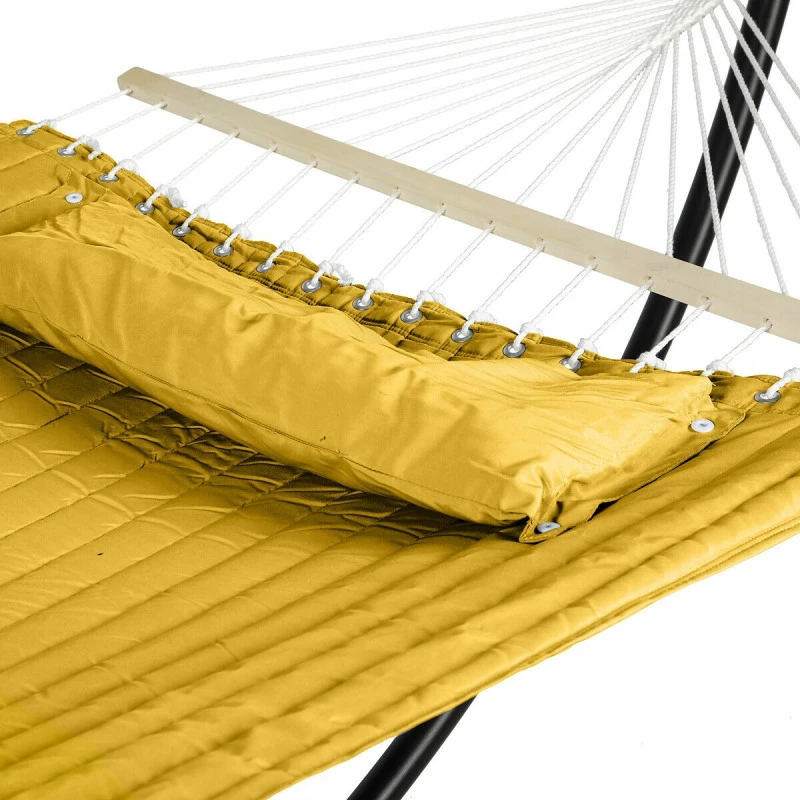 Toile de hamac matelassé Akio jaune sans pied Hespéride Toile De Hamac Matelassé Akio Jaune Sans Pied Hespéride -Ledepot-bailleul Soldes Magasin toile de hamac matelasse akio jaune sans pied hesperide 1