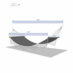 Toile Hamac Rialto Curry 2 M Hespéride -Ledepot-bailleul Soldes Magasin toile hamac rialto curry 2 hesperide 2