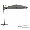 Toile Rempl. Carrée En Oléfine Anthracite Eléa Hespéride -Ledepot-bailleul Soldes Magasin toile remplacement carree anthracite pour parasol elea hesperide