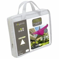 Toile Solaire 3x3x3m Curacao Blanc Hespéride -Ledepot-bailleul Soldes Magasin toile solaire 3x3x3m luxe hesperide curacao blanc 4