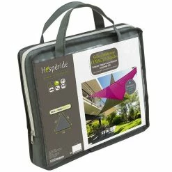 Toile Solaire 3x3x3m Curacao Gris Hespéride -Ledepot-bailleul Soldes Magasin toile solaire 3x3x3m luxe hesperide curacao gris 3