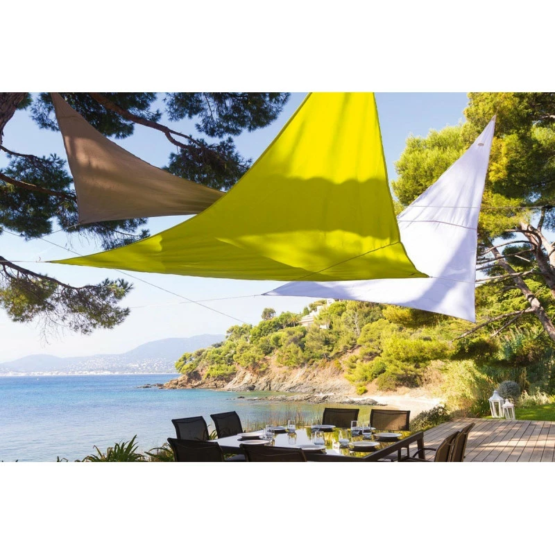 Toile solaire 4x4x4m Neka Anori gris Toile Solaire 4x4x4m Neka Anori Gris -Ledepot-bailleul Soldes Magasin toile solaire 4x4x4m hesperide anori gris 2