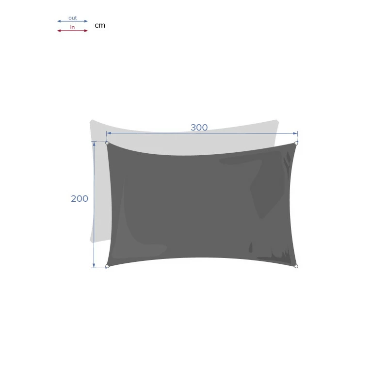 Toile solaire 3x2m Curacao blanc Hespéride Toile Solaire 3x2m Curacao Blanc Hespéride -Ledepot-bailleul Soldes Magasin toile solaire rectangulaire 2x3m luxe hesperide curacao blanc 3