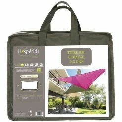 Toile Solaire 3x2m Curacao Gris Hespéride 4 Toile Solaire 3x2m Curacao Gris Hespéride -Ledepot-bailleul Soldes Magasin toile solaire rectangulaire 2x3m luxe hesperide curacao gris 2