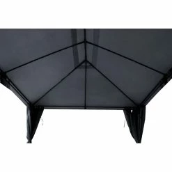 Tonnelle 3x4 M Santorini Gris Ardoise Hespéride 5 Tonnelle 3x4 M Santorini Gris Ardoise Hespéride -Ledepot-bailleul Soldes Magasin tonnelle hesperide santorini gris 3