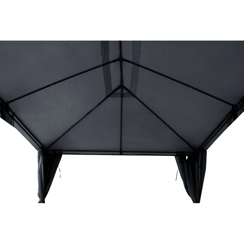 Tonnelle 3x4 m Santorini gris ardoise Hespéride Tonnelle 3x4 M Santorini Gris Ardoise Hespéride -Ledepot-bailleul Soldes Magasin tonnelle hesperide santorini gris 3