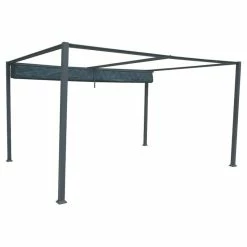 Tonnelle Palmeira 4x3 M Gris Ardoise Hespéride -Ledepot-bailleul Soldes Magasin tonnelle palmeira 4x3 m gris ardoise hesperide 2