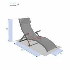 Transat 2 Positions Olive / Graphite Decima Hespéride 8 Transat 2 Positions Olive / Graphite Decima Hespéride -Ledepot-bailleul Soldes Magasin transat 2 positions olive graphite decima hesperide 6