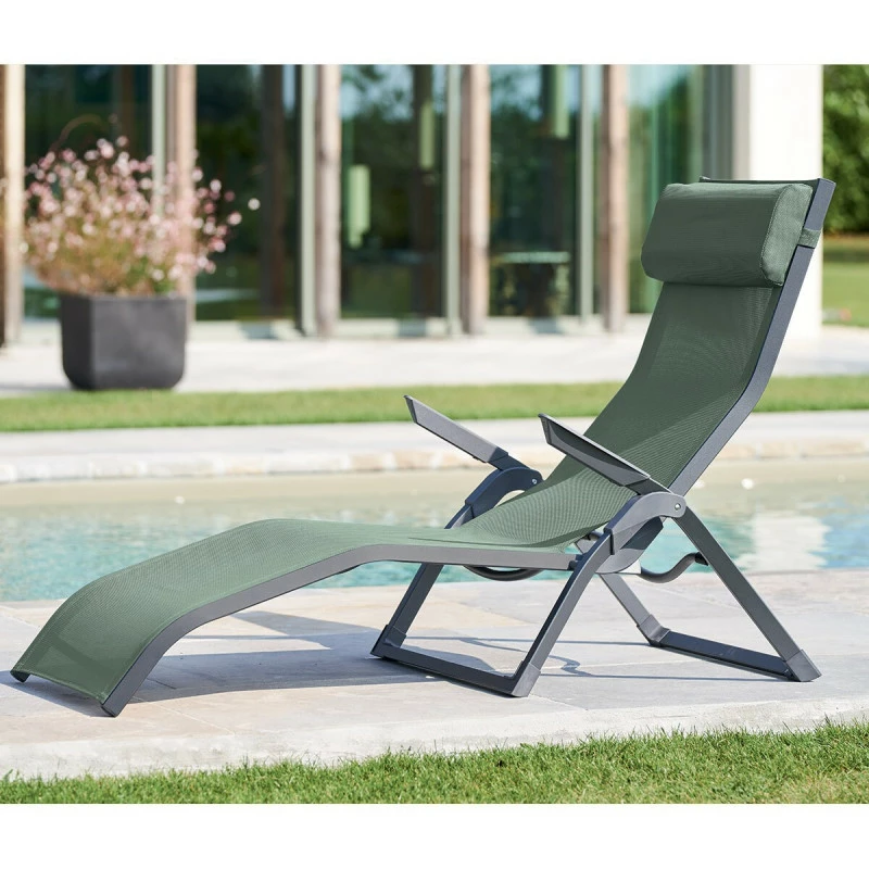 Transat 2 positions olive / graphite Decima Hespéride Transat 2 Positions Olive / Graphite Decima Hespéride -Ledepot-bailleul Soldes Magasin transat 2 positions olive graphite decima hesperide