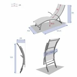 Transat Samba Pliable Bleu Canard/graphite Hespéride 8 Transat Samba Pliable Bleu Canard/graphite Hespéride -Ledepot-bailleul Soldes Magasin transat samba pliable bleu canard graphite hesperide 6