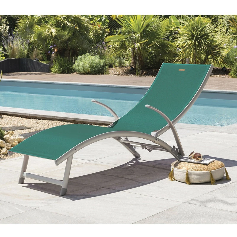 Transat Samba pliable et empilable émeraude Hespéride Transat Samba Pliable Et Empilable émeraude Hespéride -Ledepot-bailleul Soldes Magasin transat samba pliable et empilable coloris emeraude hesperide