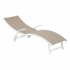 Transat Samba Pliable Noisette/blanc Hespéride 4 Transat Samba Pliable Noisette/blanc Hespéride -Ledepot-bailleul Soldes Magasin transat samba pliable noisetteblanc hesperide 2