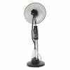 Ventilateur Brumisateur Rotatif Noir