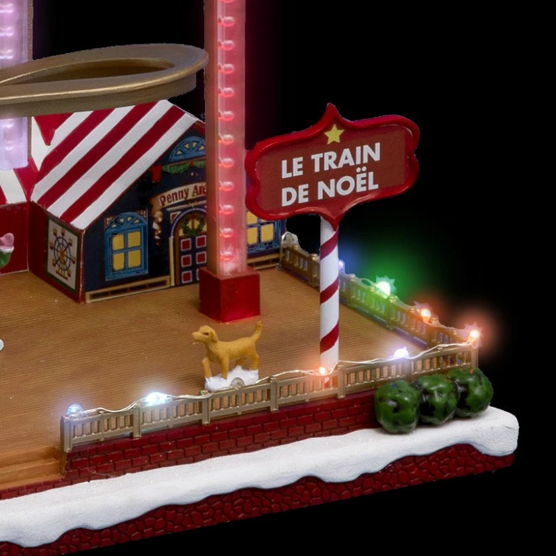 Village de Noël Grand Huit animé et lumineux Village De Noël Grand Huit Animé Et Lumineux -Ledepot-bailleul Soldes Magasin village de noel grand huit anime et lumineux 1