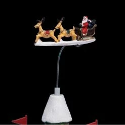 Village De Noël Passage Du Père-Noël Lumineux Animé 3 Village De Noël Passage Du Père-Noël Lumineux Animé -Ledepot-bailleul Soldes Magasin village de noel passage du pere noel lumineux anime 1