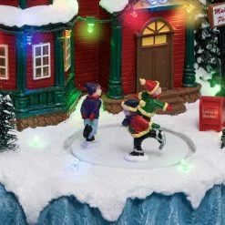 Village De Noël Passage Du Père-Noël Lumineux Animé 4 Village De Noël Passage Du Père-Noël Lumineux Animé -Ledepot-bailleul Soldes Magasin village de noel passage du pere noel lumineux anime 2