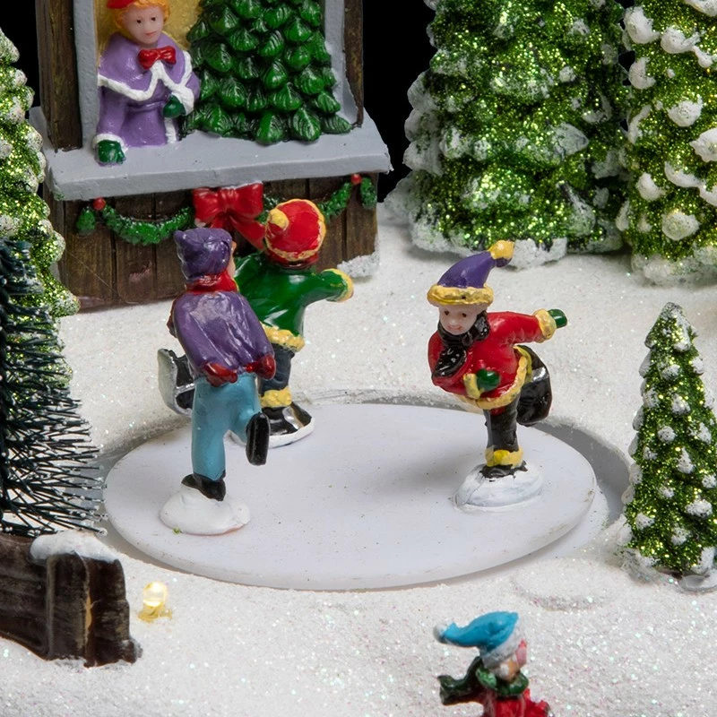 Village de Noël patinoire dans la forêt Village De Noël Patinoire Dans La Forêt -Ledepot-bailleul Soldes Magasin village de noel patinoire dans la foret 1