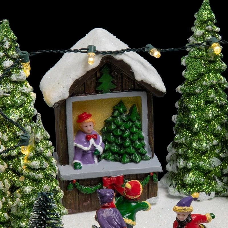 Village de Noël patinoire dans la forêt Village De Noël Patinoire Dans La Forêt -Ledepot-bailleul Soldes Magasin village de noel patinoire dans la foret 2