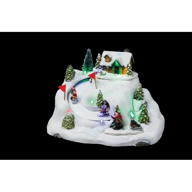 Village de Noël piste de luge animé et lumineux Village De Noël Piste De Luge Animé Et Lumineux -Ledepot-bailleul Soldes Magasin village de noel piste de luge anime et lumineux 1