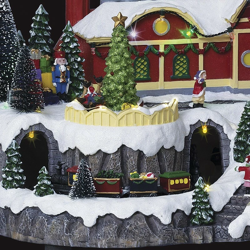 Village de noël roue du père noël animé et lumineux Village De Noël Roue Du Père Noël Animé Et Lumineux -Ledepot-bailleul Soldes Magasin village de noel roue du pere noel anime et lumineux 1 2