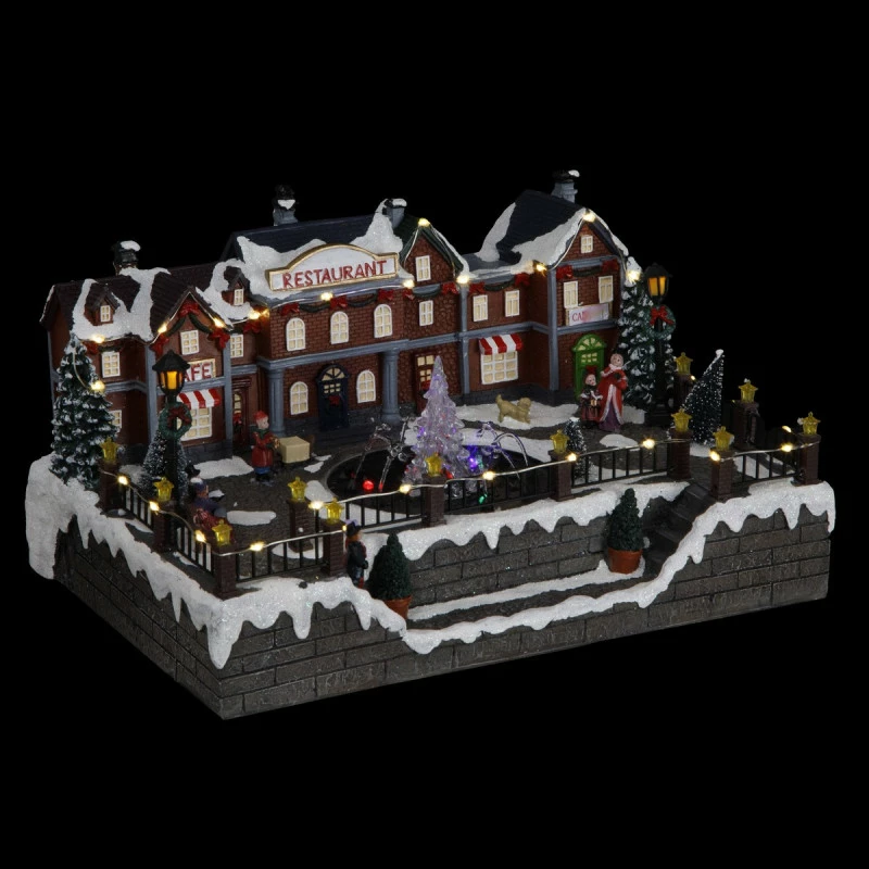 Village du père noël animé et lumineux fontaine du centre ville Village Du Père Noël Animé Et Lumineux Fontaine Du Centre Ville -Ledepot-bailleul Soldes Magasin village du pere noel anime et lumineux fontaine du centre ville 1