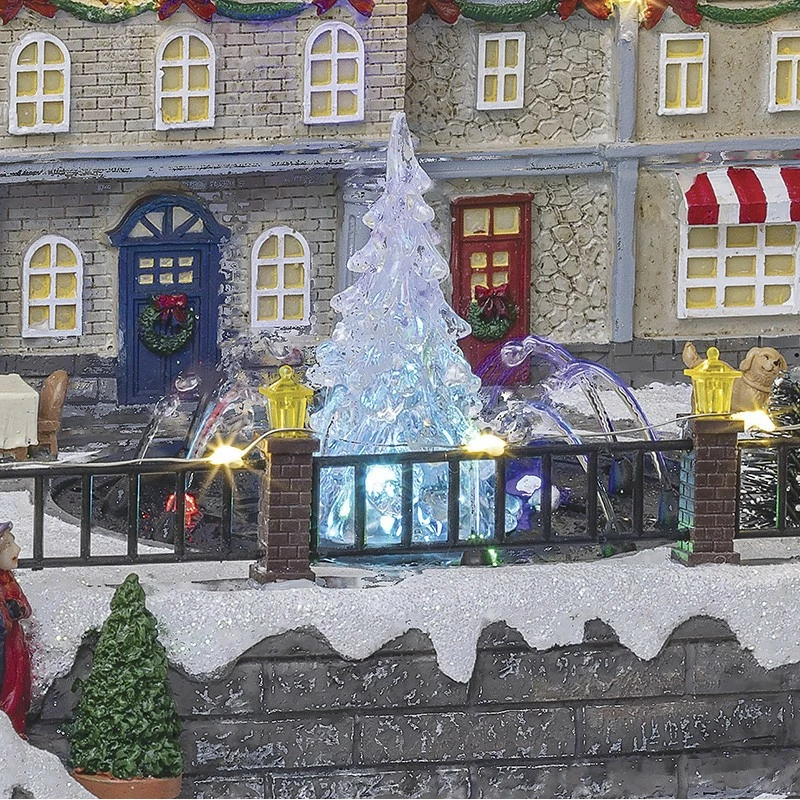 Village du père noël animé et lumineux fontaine du centre ville Village Du Père Noël Animé Et Lumineux Fontaine Du Centre Ville -Ledepot-bailleul Soldes Magasin village du pere noel anime et lumineux fontaine du centre ville 2
