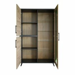 Vitrine 3 Portes Avec LED Wiva -Ledepot-bailleul Soldes Magasin vitrine 3 portes avec led wiva 2